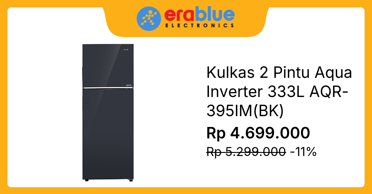 Kulkas Pintu Aqua Inverter L Aqr Im Bk Erablue Id